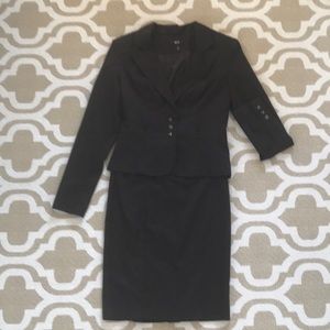 BCX juniors brown skirt/suit